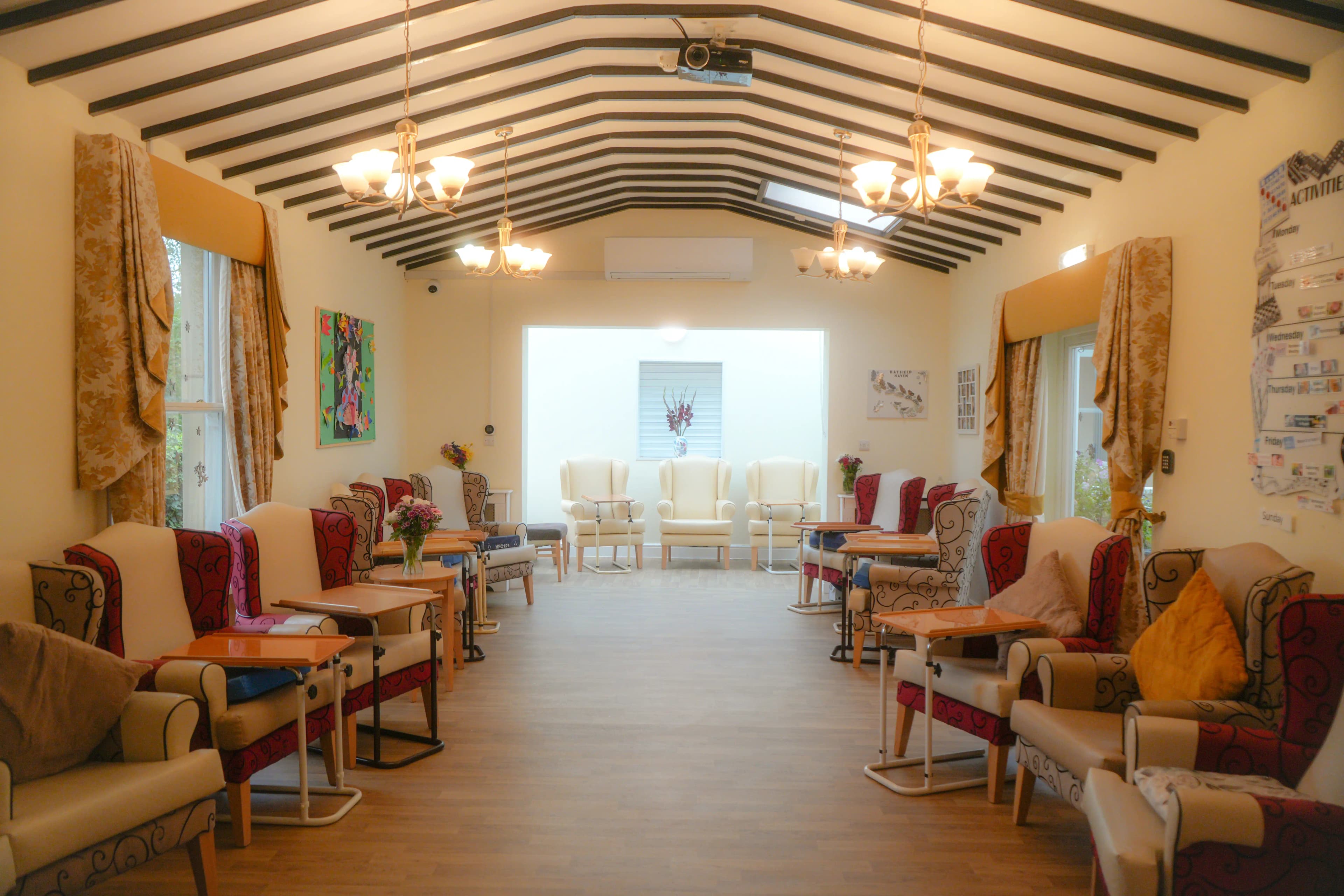Interior - Warm communal areas with natural light throughout