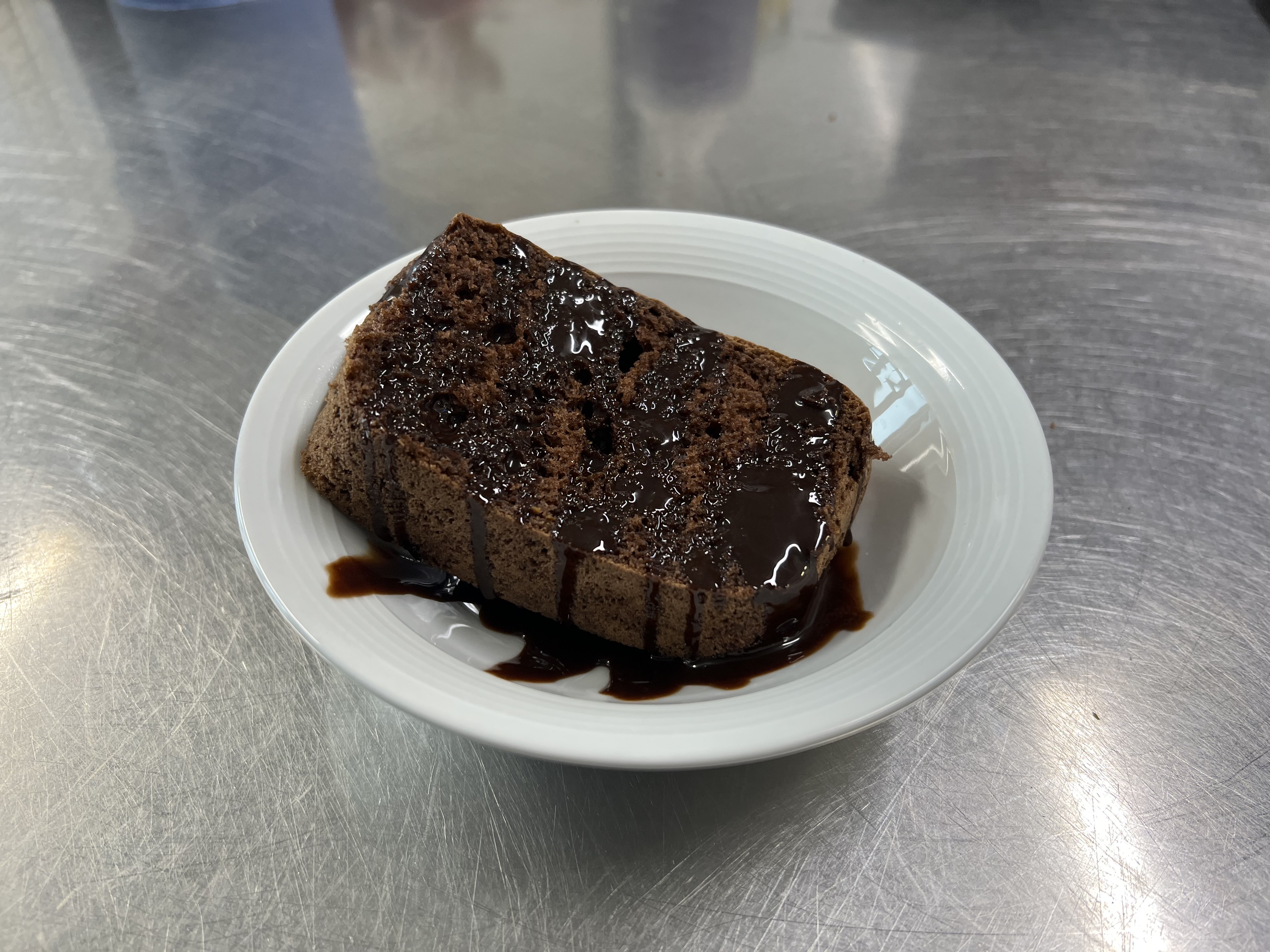 Chocolate Sponge & Chocolate Sauce